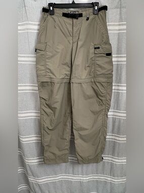 REI Women's Khaki Convertible Cargo Hiking Pants Size 10